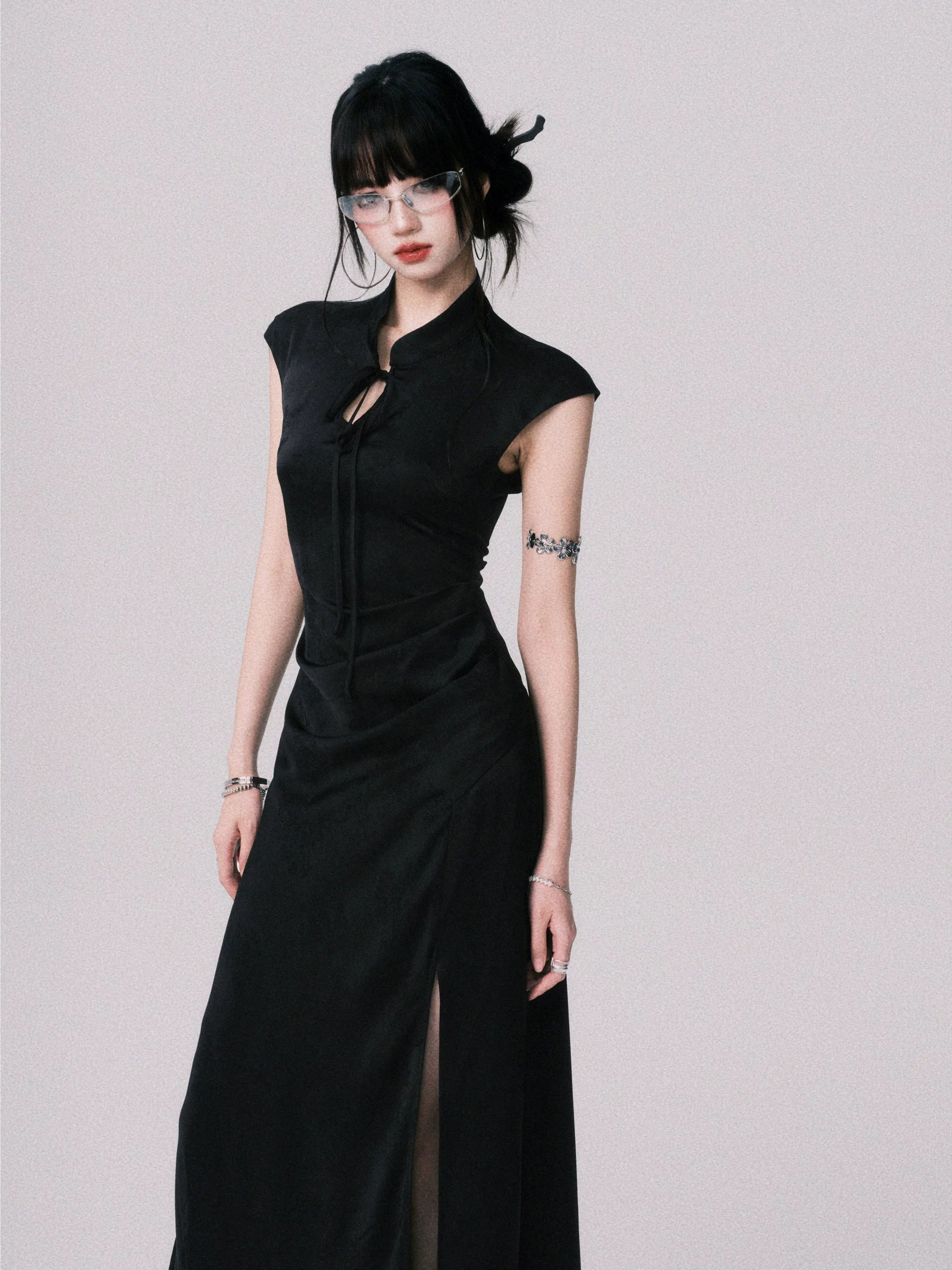 LULUSWINGS Jacquard New Chinese Improved Cheongsam Dress