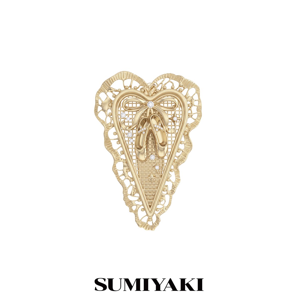 SUMIYAKI Lace Balletcore Hair Clip