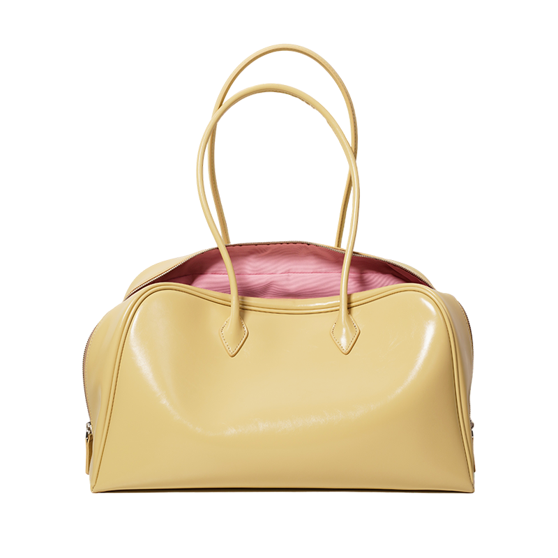 Momogigi Retro Cowhide Large Capacity Lazy Tote Bag