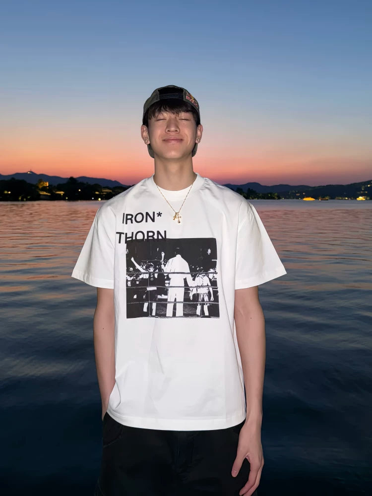 Ironthorn Vintage Loose Portrait Print Tee