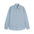 BODYDREAM Blue Note Plaid Oversized Long-Sleeve Shirt