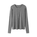 DIMC Tencel Wool Slim-Fit Long-Sleeve Tee