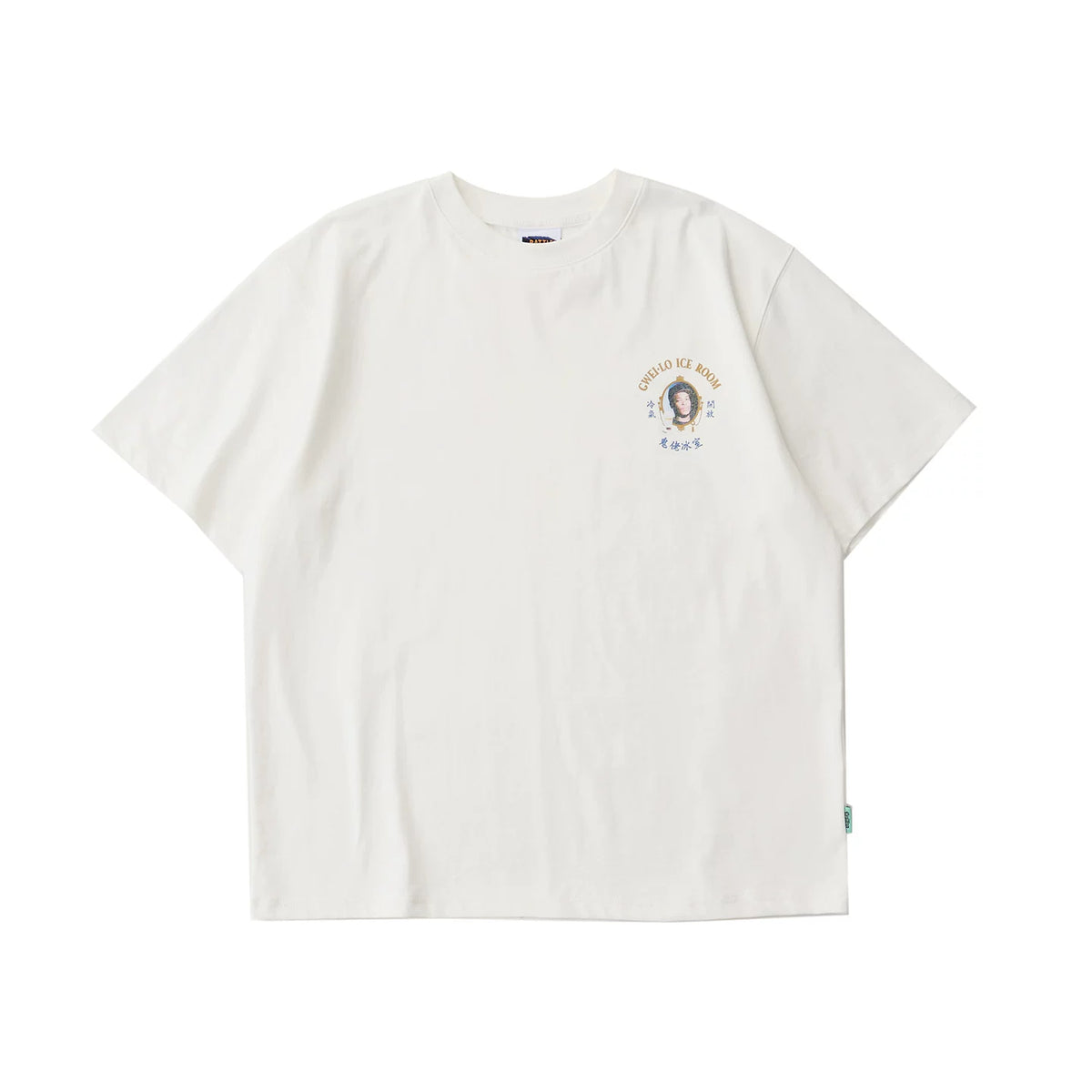 Battles Ghost Guy Ice Room 260g Breathable Loose Tee
