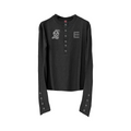 DETW Diablo Skull Henry Collar Scimitar Long Sleeve