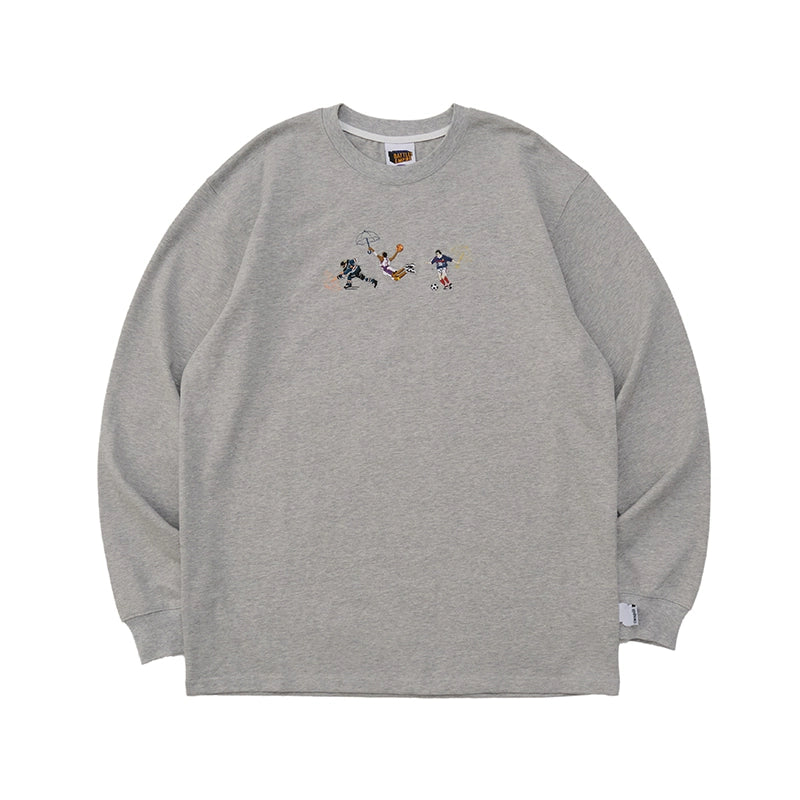 Battles Sports Character Embroidery Long Sleeve