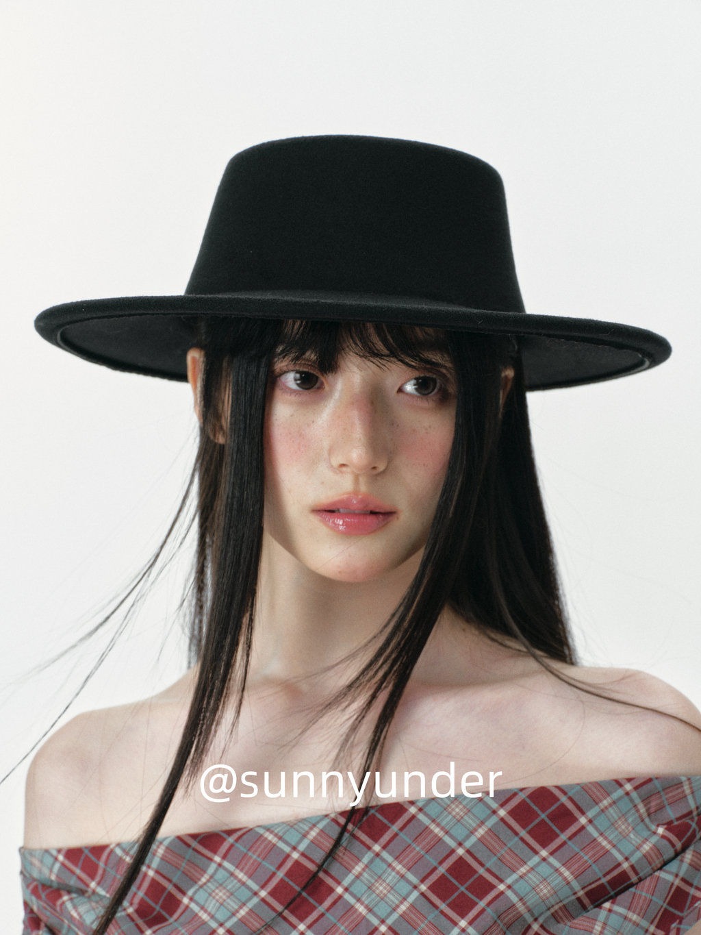 Sunnyunder Classic Versatile Imitation Woolen Ringed Hat
