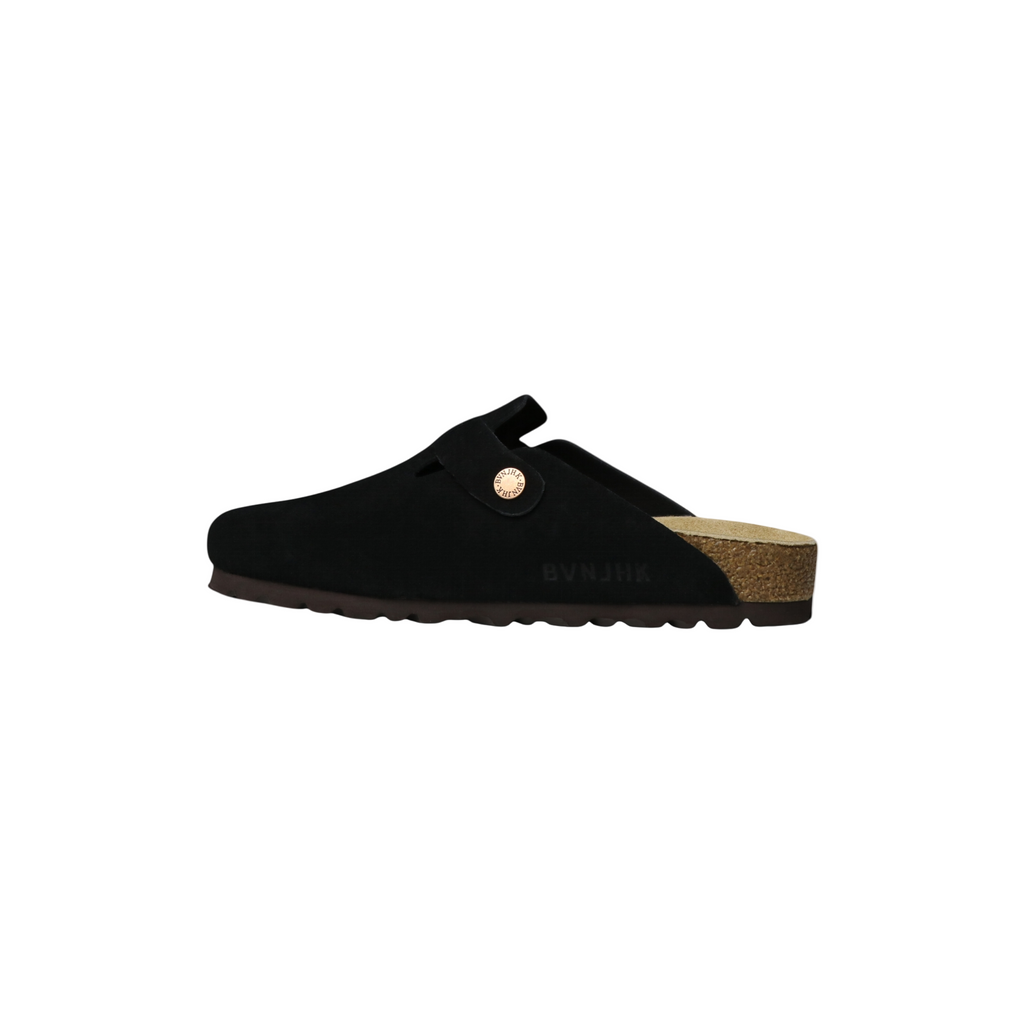OQ X BVNJHK Suede Clogs