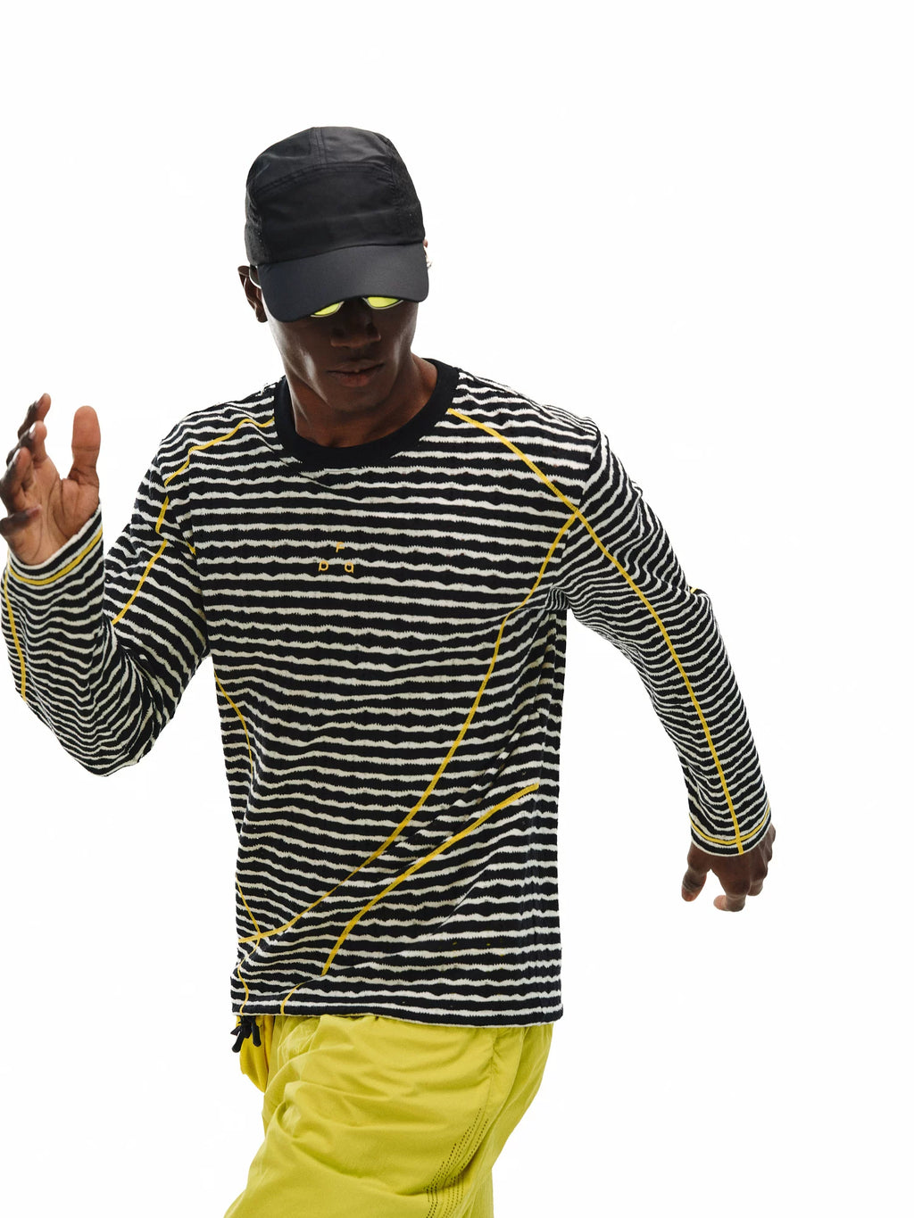 FPA Contrast Ripped Stripe Long Sleeve