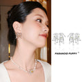 PP Fireworks Flash Temperament Light Luxury Stud Earrings