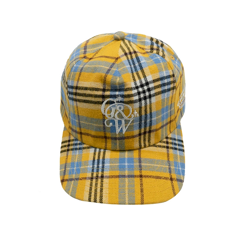 GRAF Vintage Plaid Embroidered Baseball Cap