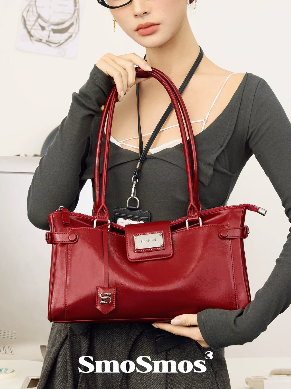 SmoSmos Temperament Trendy Versatile Armpit Bag
