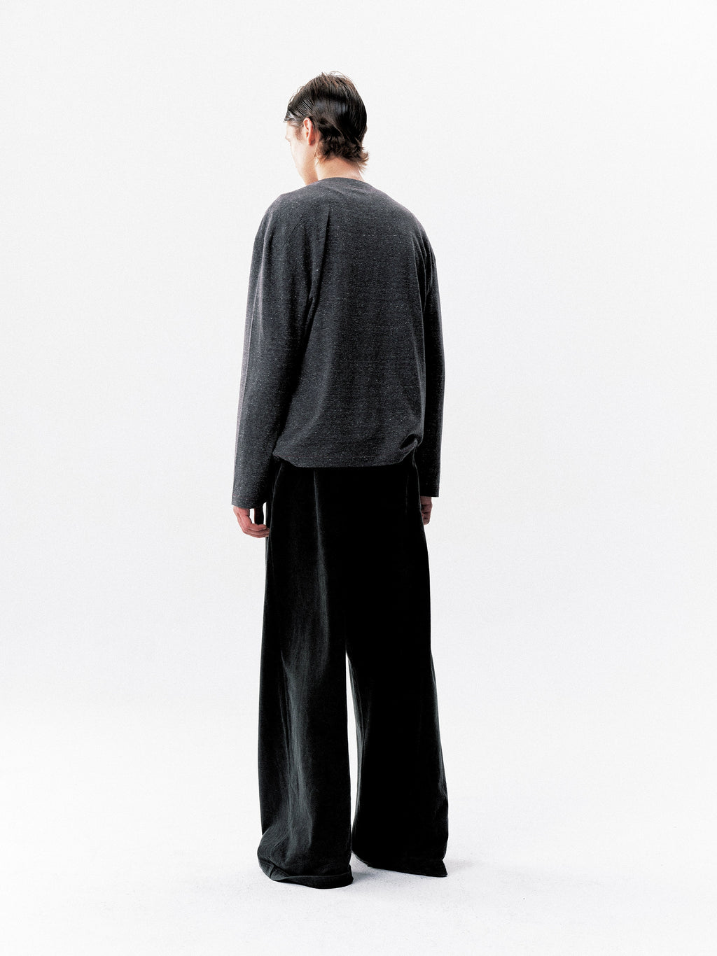NOT UGLY Elastic Strike Line Slack Bottom Long Sleeve