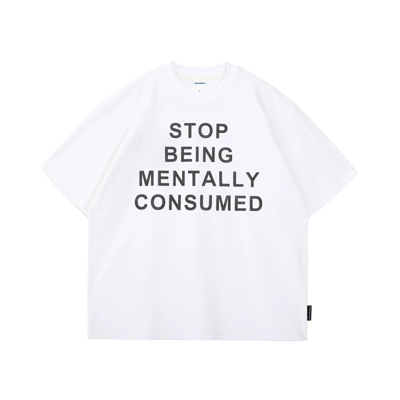 UNTILWERICH Heavy Street Letter Print Tee