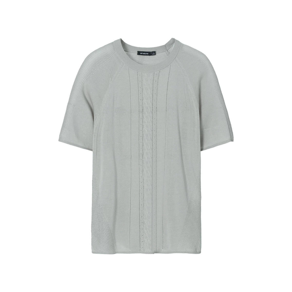 Unvesno Breathable Linen Blend Oversized Knit Top