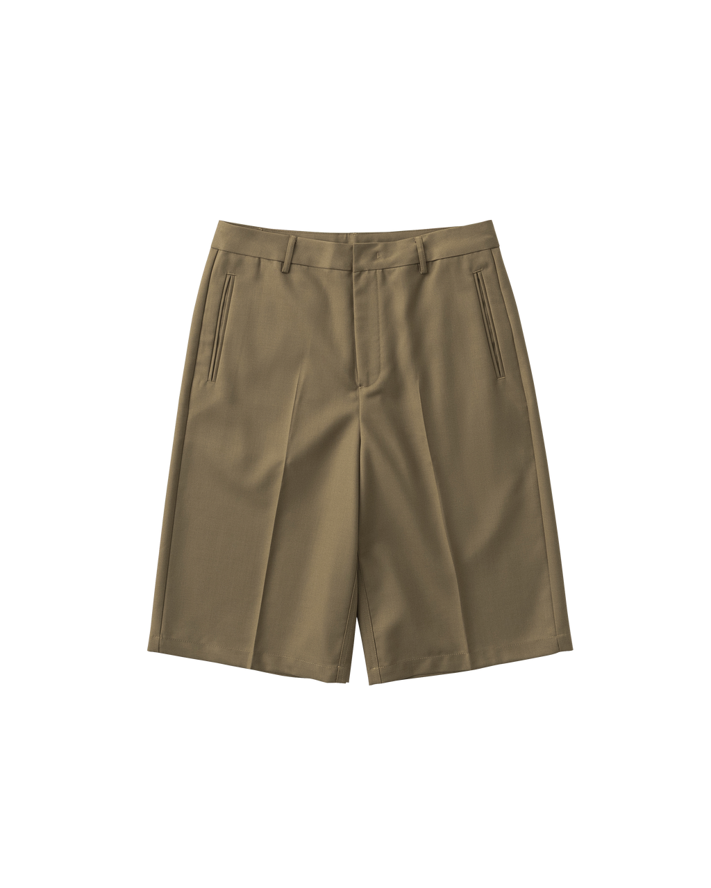 NONRADICAL Wool Straight-Leg Wrinkle-Resistant Capri Pants