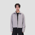 SOUTHFISH executive minimalist boxy shoulder cardigan jacket