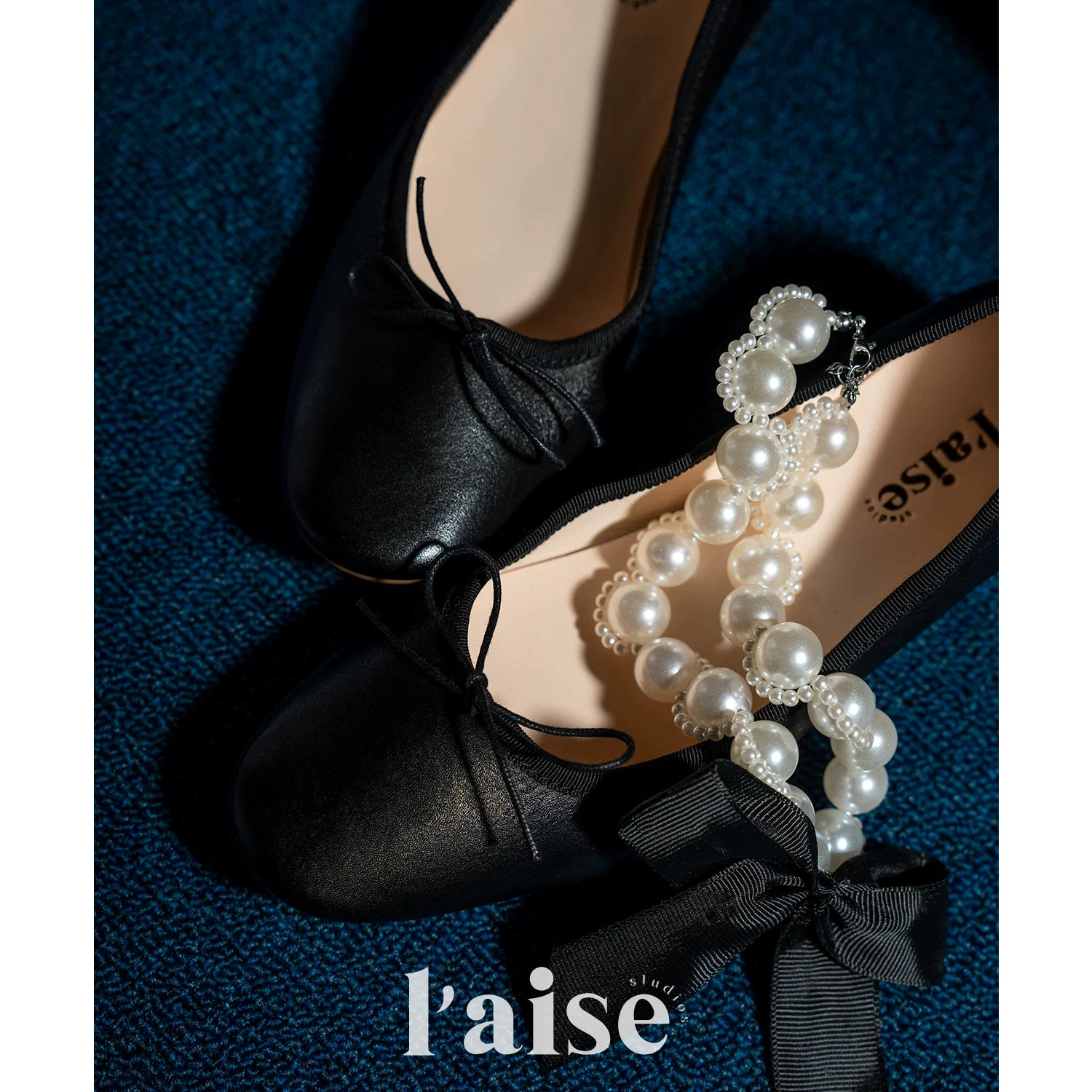L'aise Bow Mid-heel Shoes