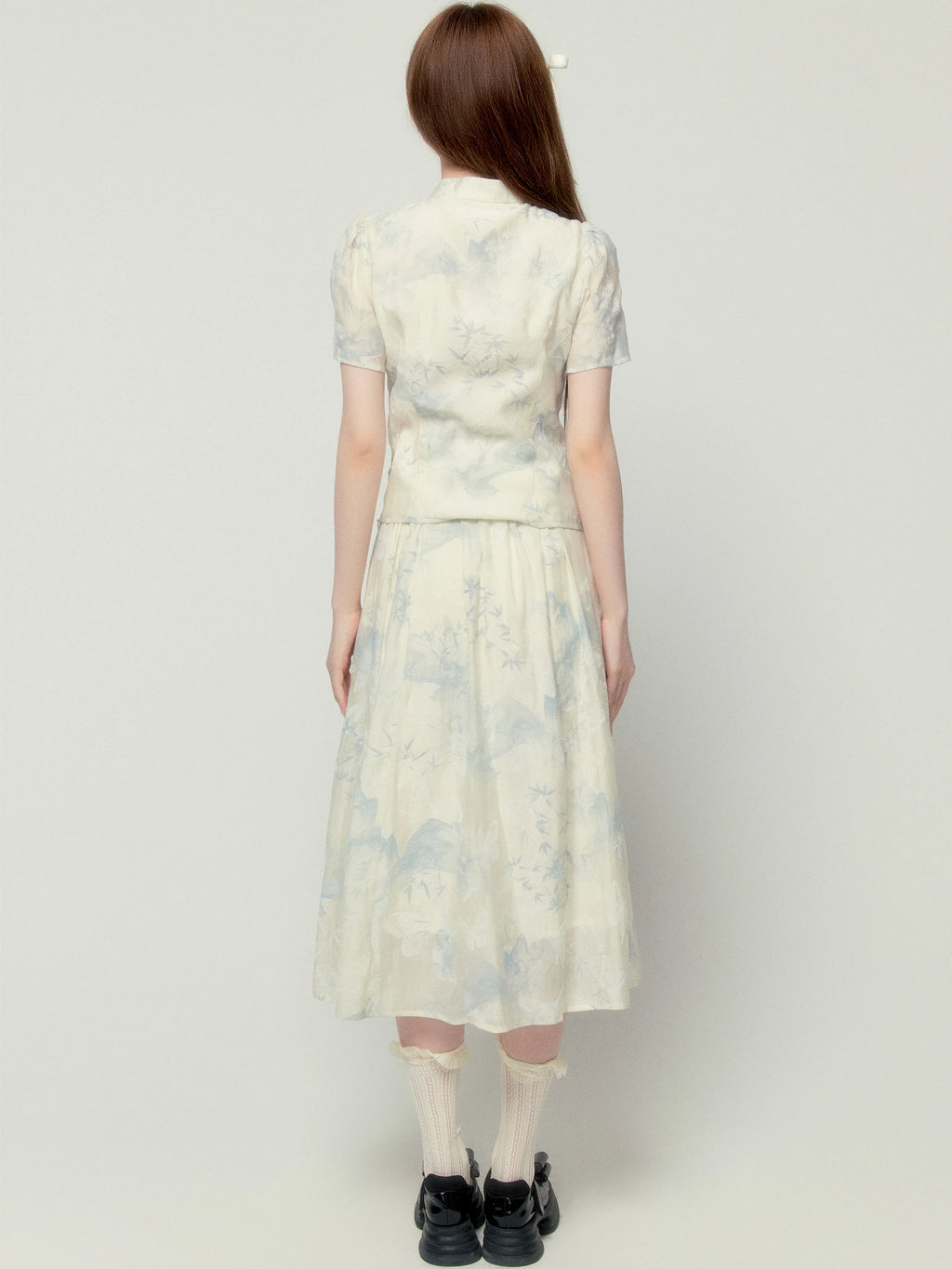 LOST FOREST New Chinese Versatile Suit Long Dress