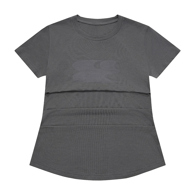 Crying Center Three-Color Gradient Cool-Touch Fitted Tee