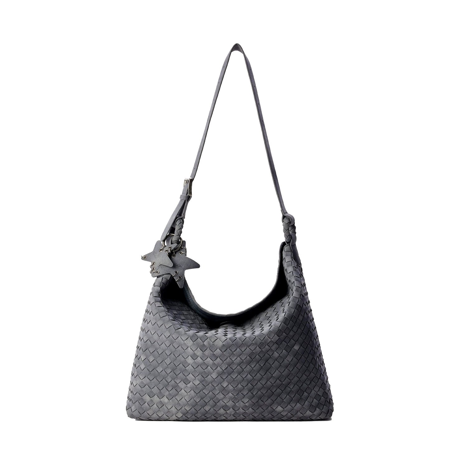ECODAY Suede Woven Bag Large Capacity Tote Bag