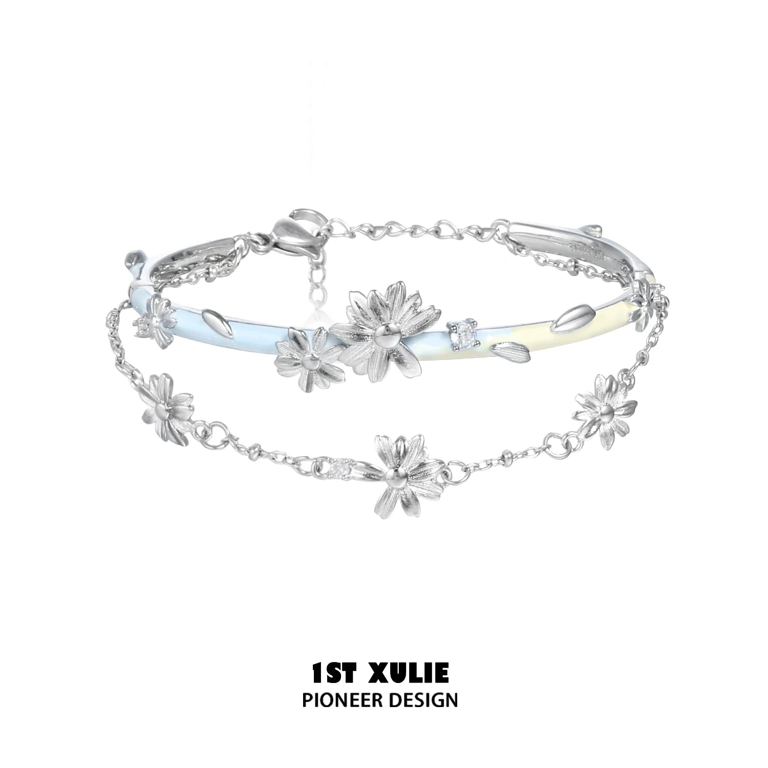 1ST XULIE Daisy Double-Layer Bracelet