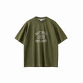 BUTTBILL Vintage 240G Oil Painting Embroidery LOGET Tee