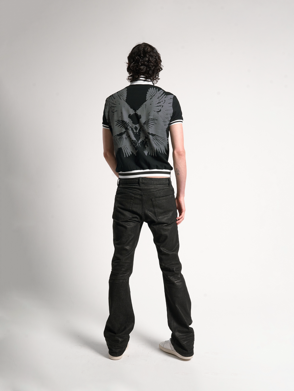 No E Mosen Digitally Printed Turtleneck Tee