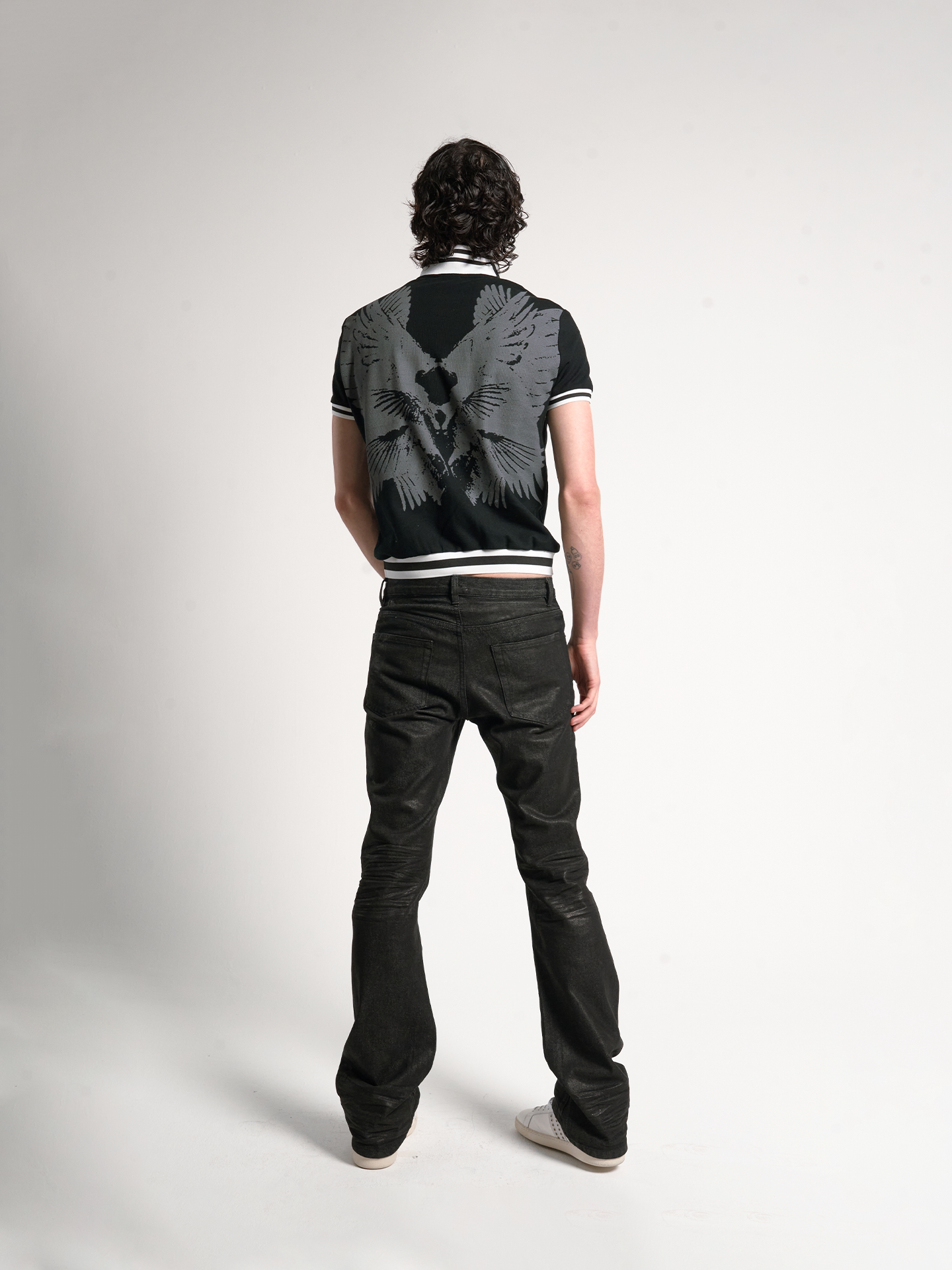 No E Mosen Digitally Printed Turtleneck Tee