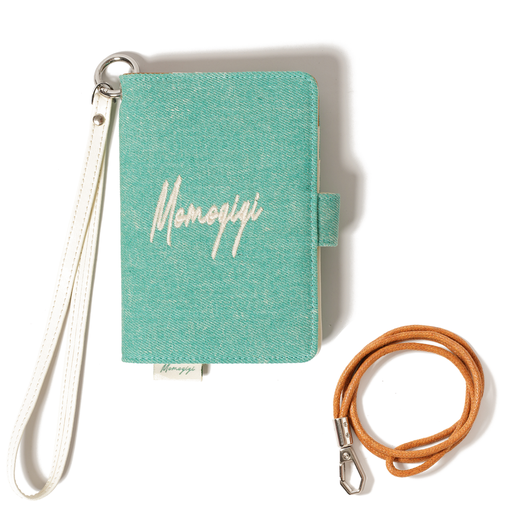 Momogig Vintage Love Embroidery Multifunctional Handheld Passport Holder