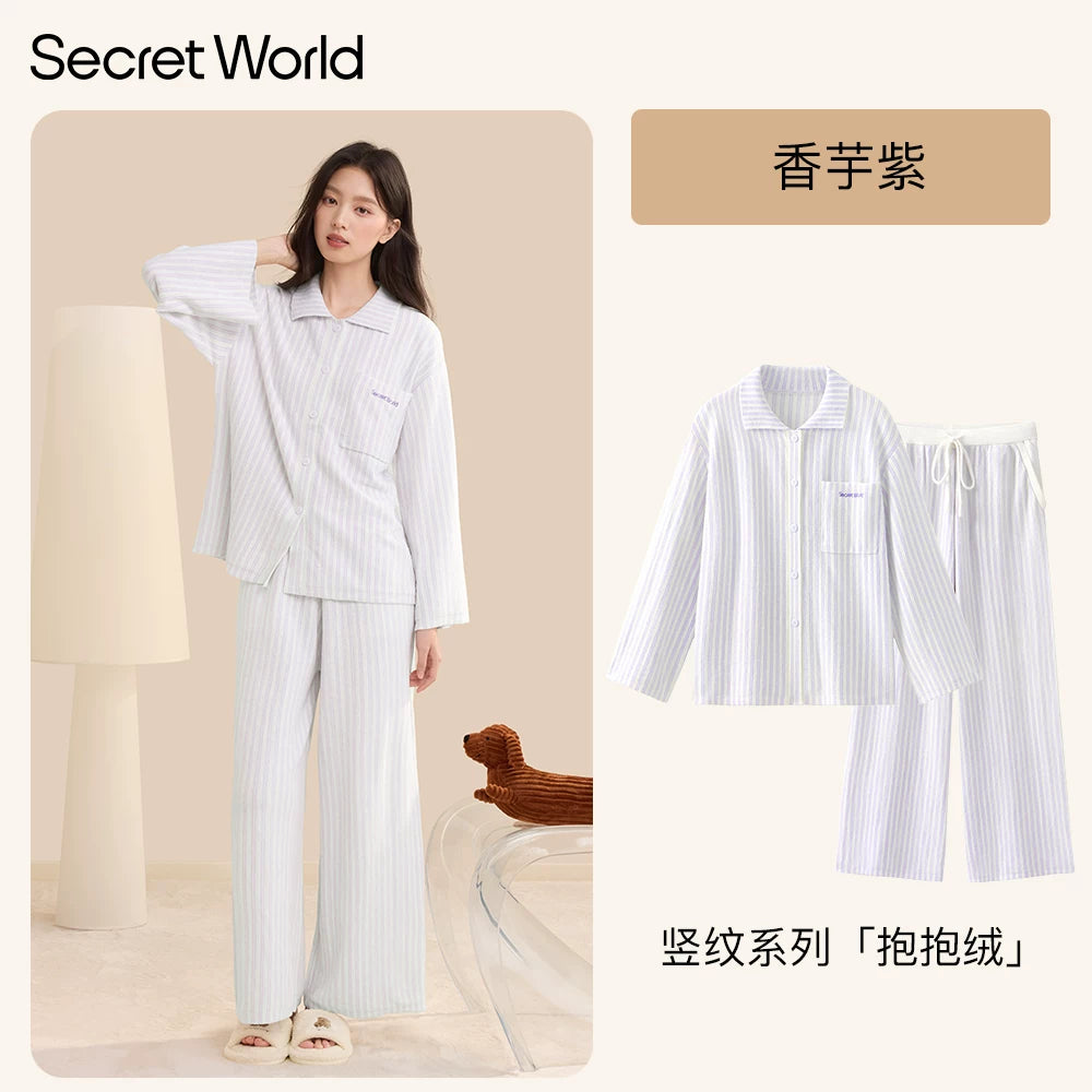 SecretWorld Fleece Thin Fleece Home Clothing