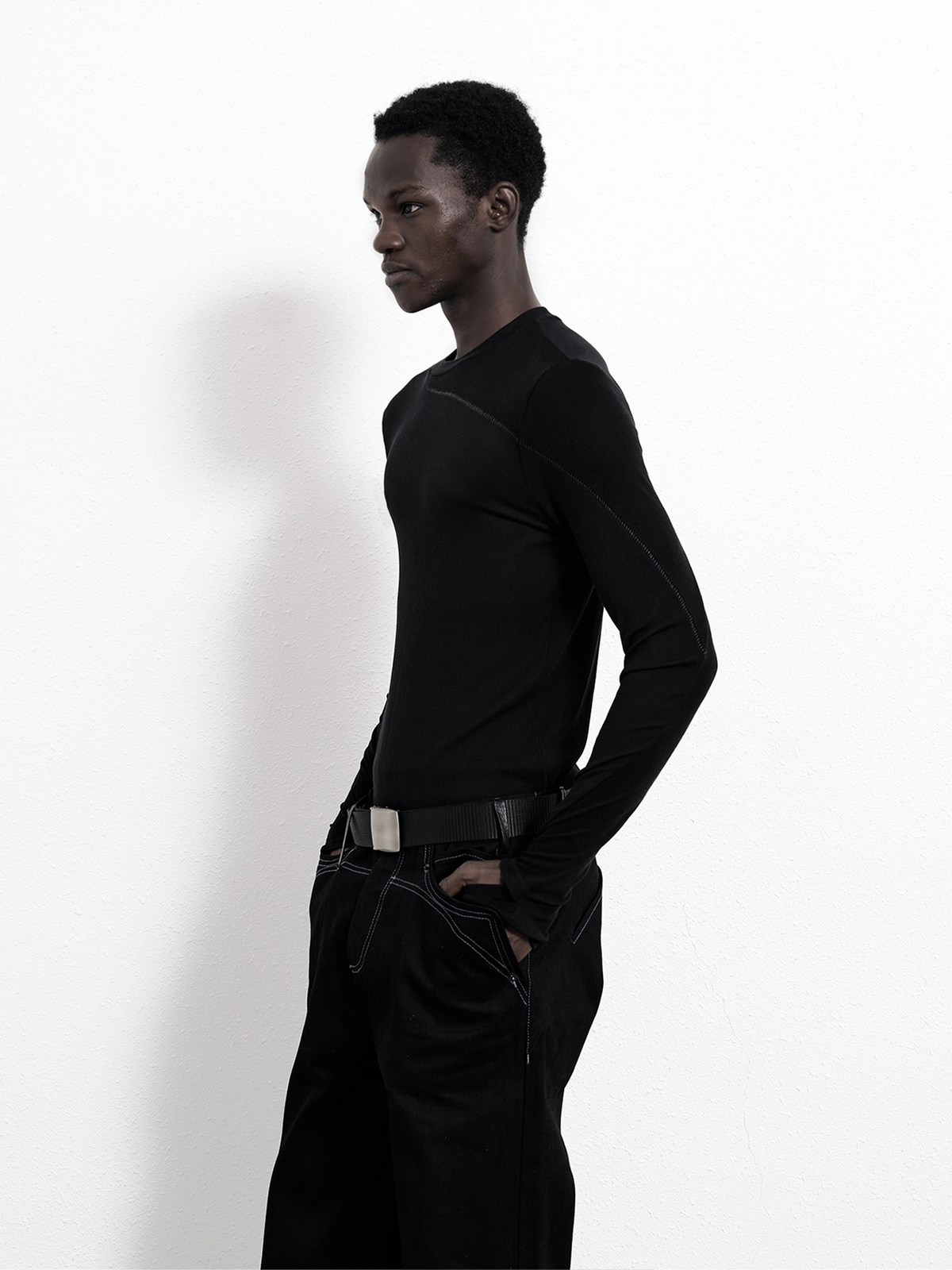 BEVAN UP Modal 260g Breathable Slim-Fit Long-Sleeve Tee