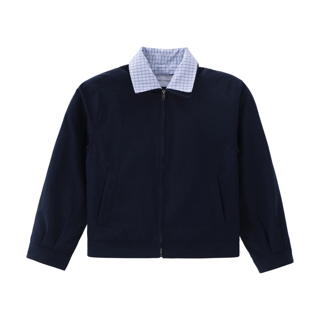 ZOZOFOREST Replacement "Old Money Plaid Splicing Jacket