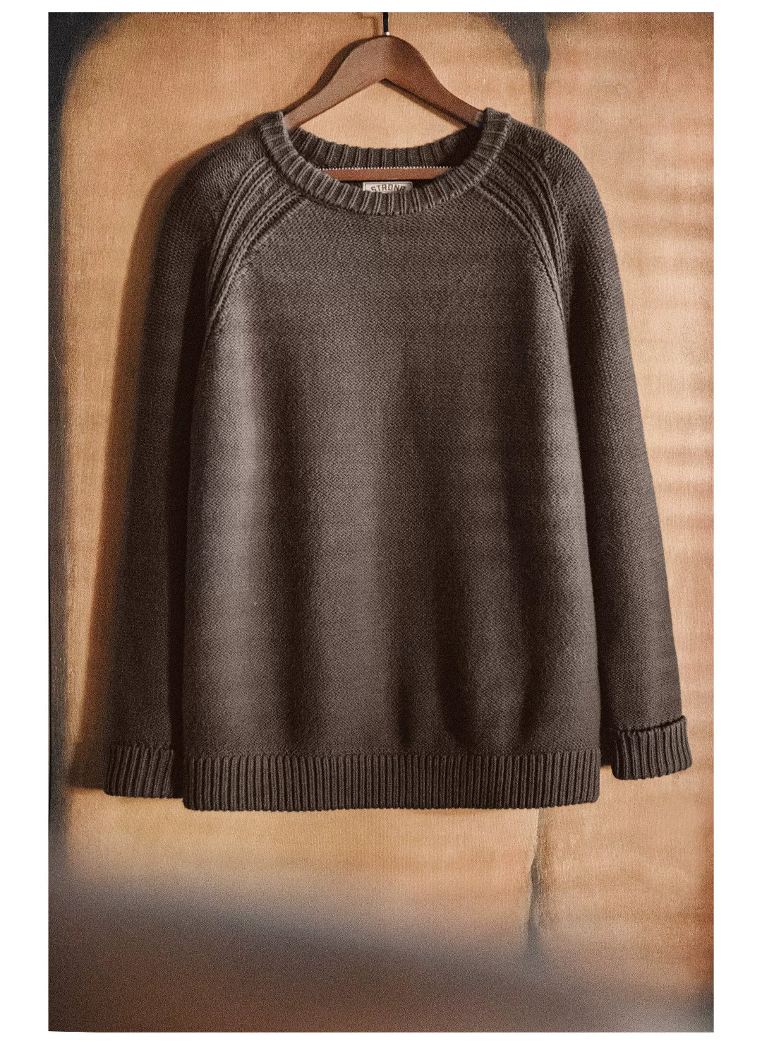 Madden Retro Heavy Crew Neck Knitted Sweater