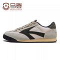 MADEN Suede Lace-Up Retro Skate Sneaker