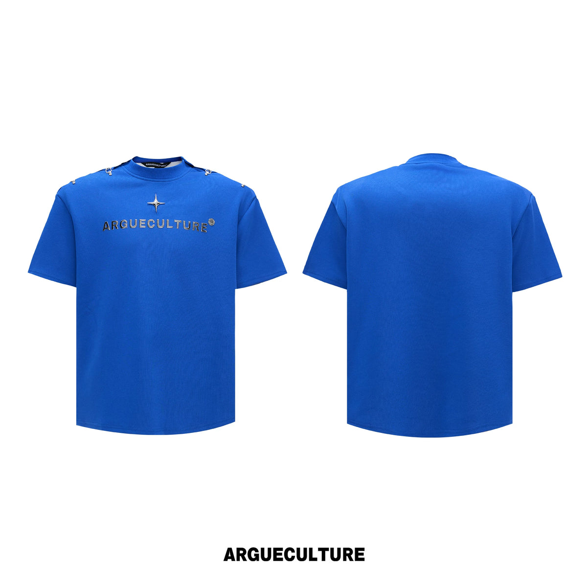 ArguE CulturE Metal Plane Buckle 3D Wrinkle-Resistant Oversized Tee
