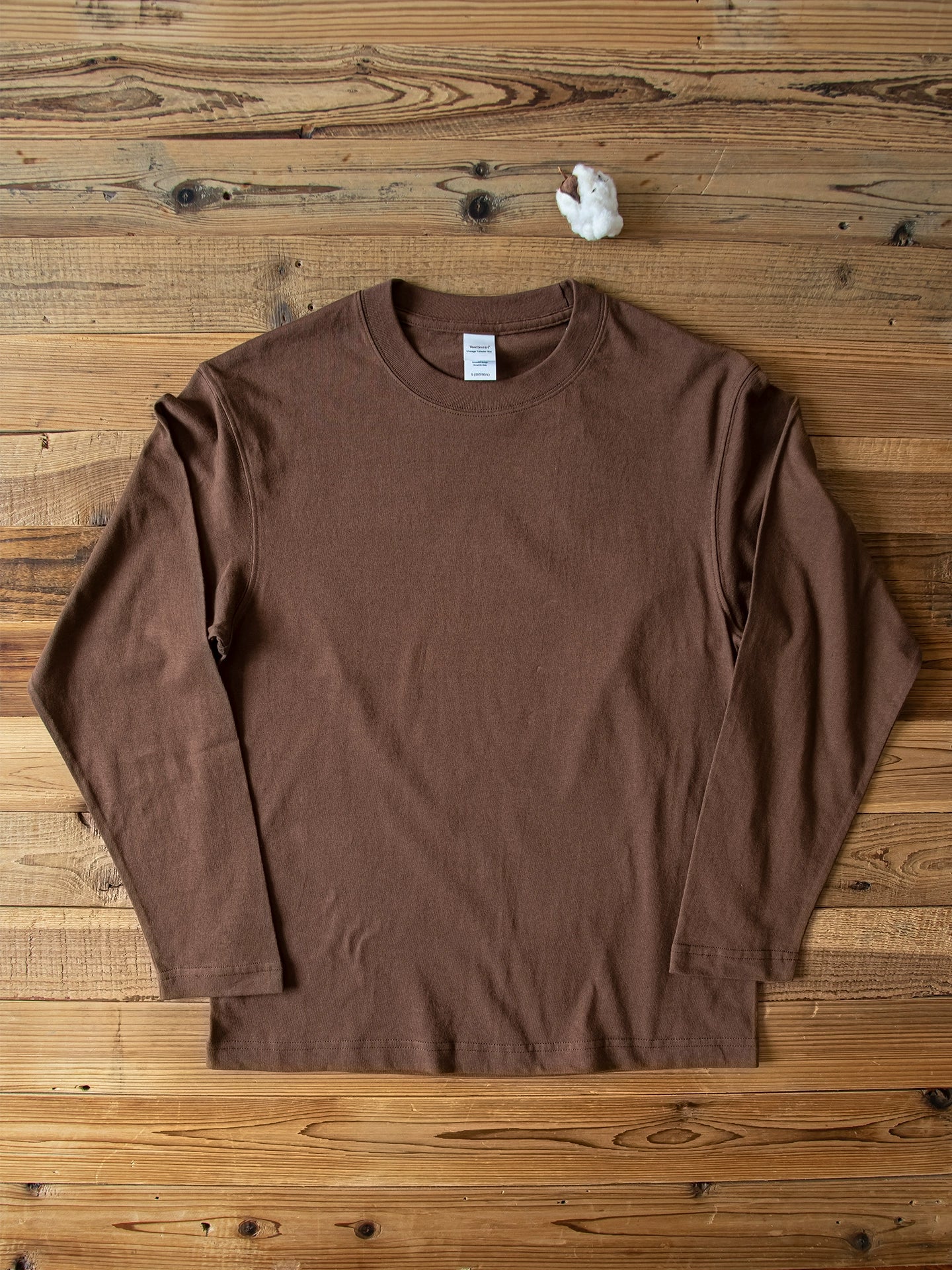 PrintAce Vintage Loose Long Sleeves Without Side Seam