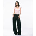 WITHMIN Sexy Shoulder Waist Pure Lust Tee