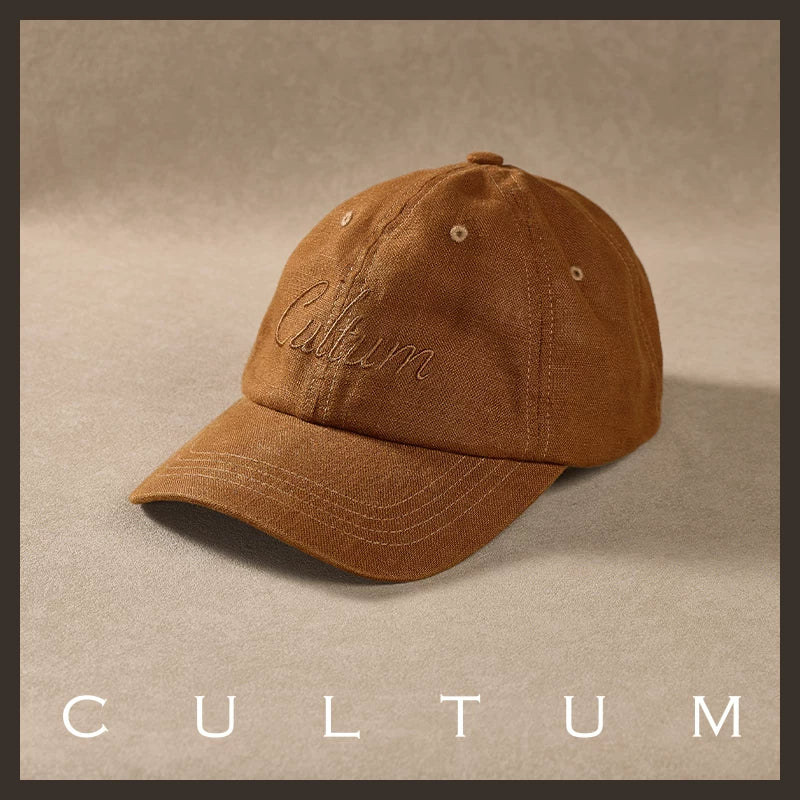 CULTUM French Linen Breathable Baseball Cap