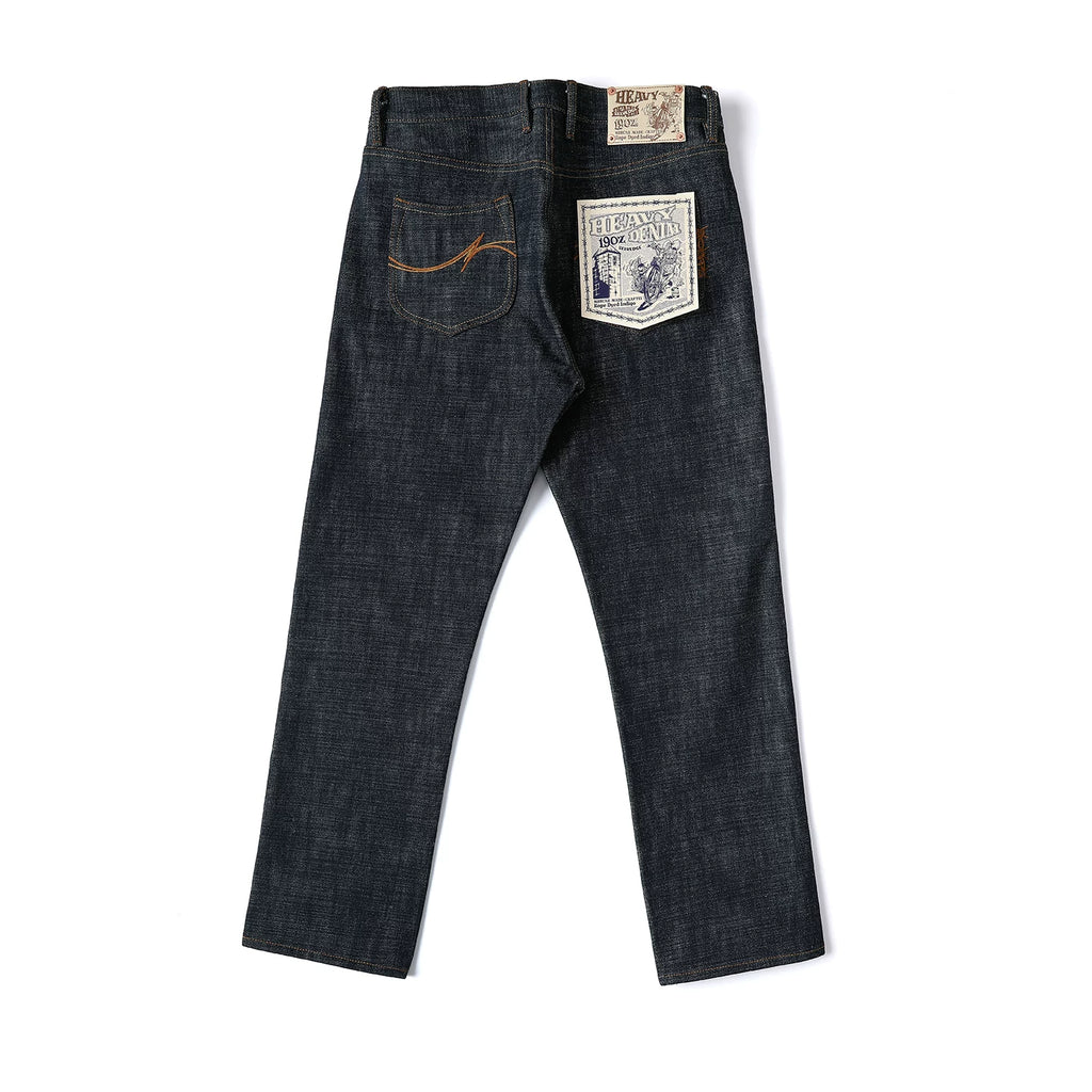 Mbbcar Fink Mouse 19oz Selvedge Straight-Leg Jeans