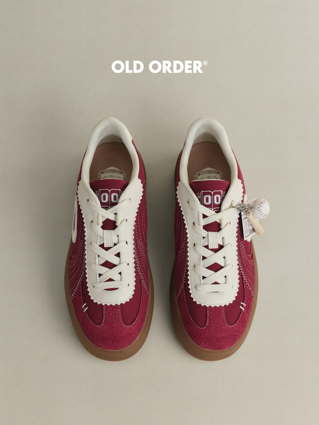 OLD ORDER Suede Thick Sole Retro Training Sneaker