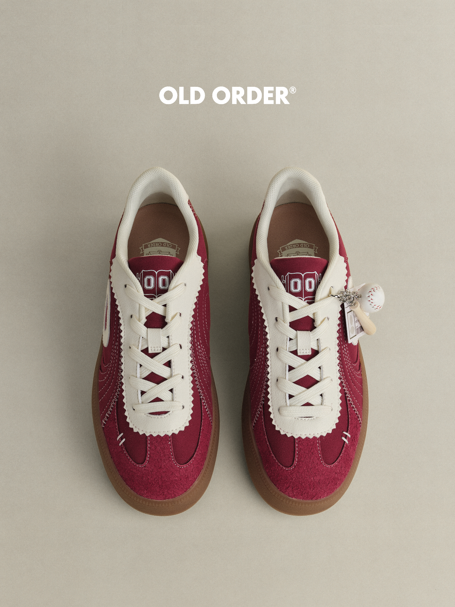 OLD ORDER Suede Thick Sole Retro Training Sneaker