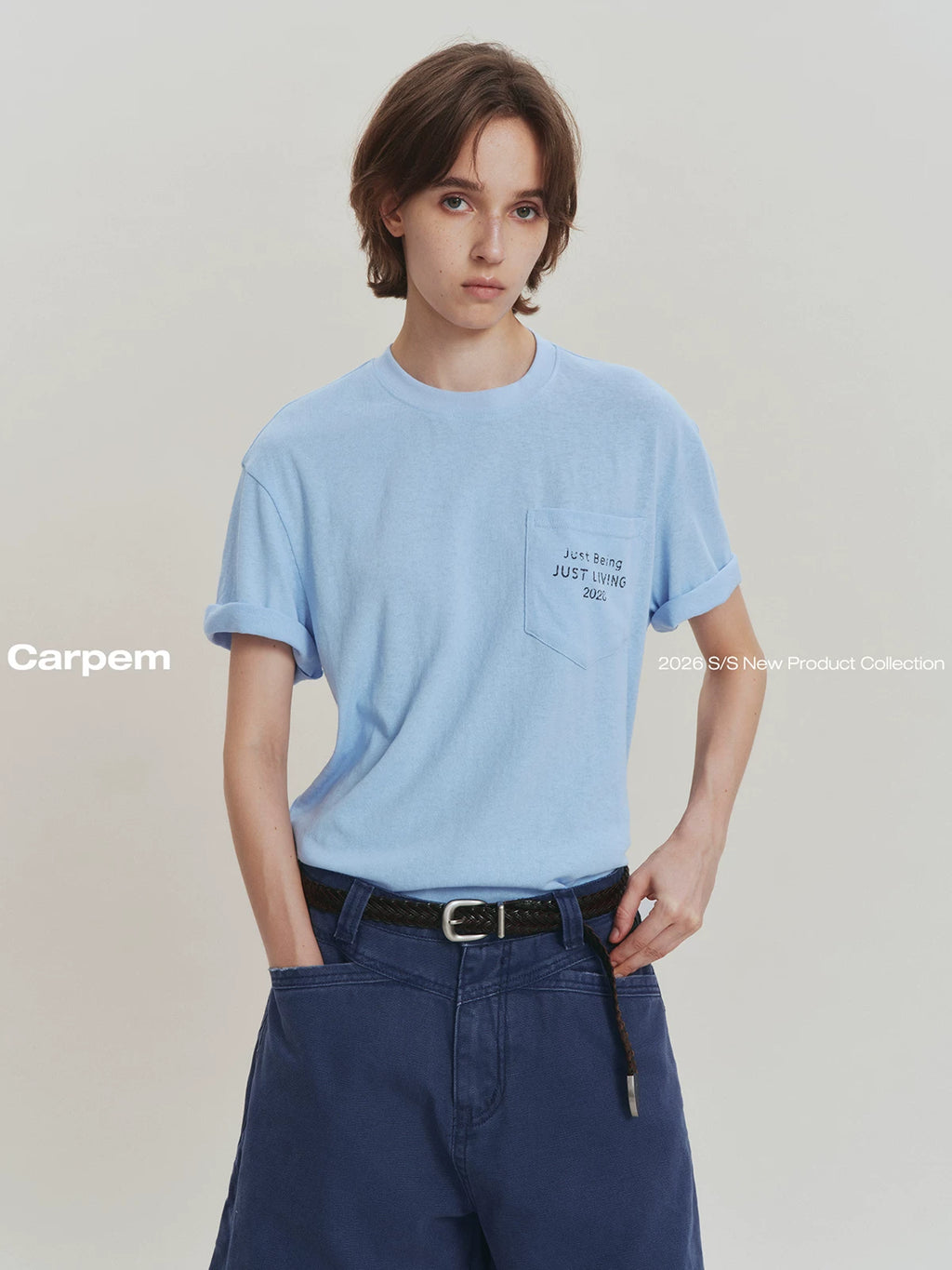 CARPEM Snowflake Textured 400g Breathable Loose Tee