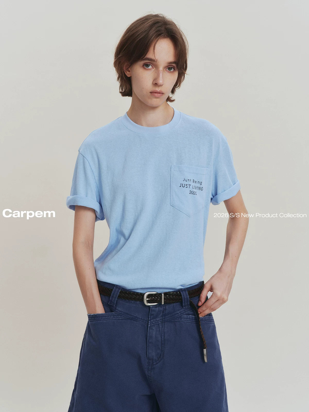 CARPEM Snowflake Textured 400g Breathable Loose Tee