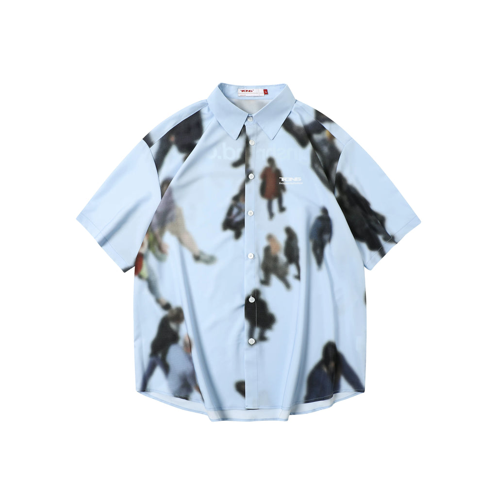 TGNS Human Silhouette Breathable Oversized Tee