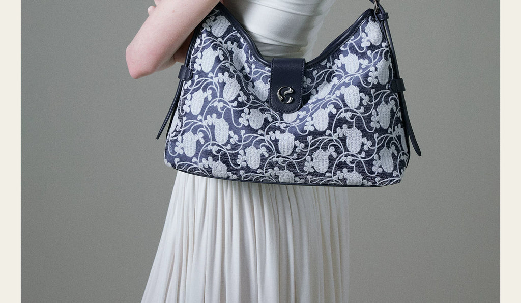 JACD Guochao Retro Large-capacity Shoulder Messenger Bag