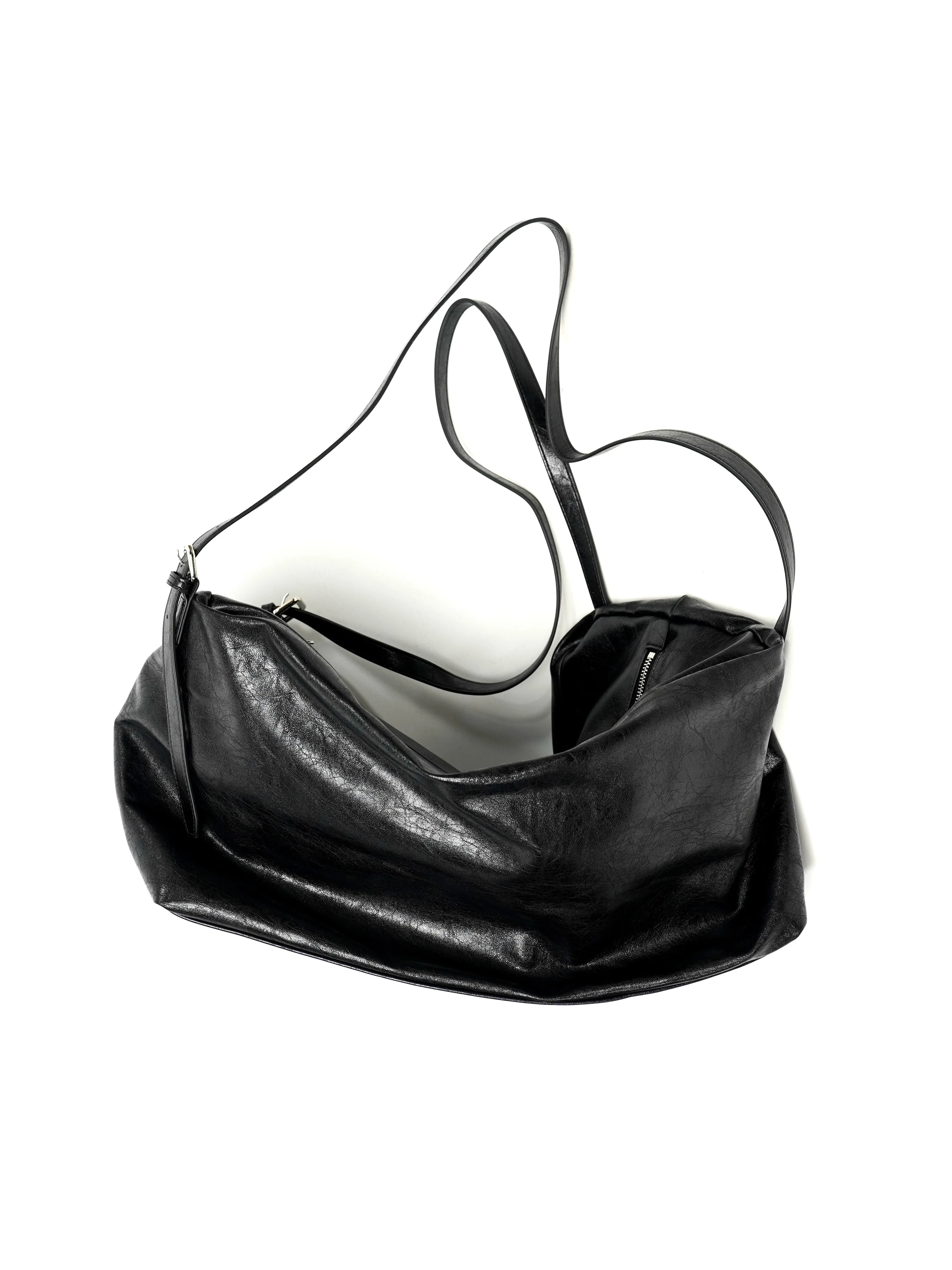 VOWPROGRESS Textured Matte and bright oil wax leather FamliyBag