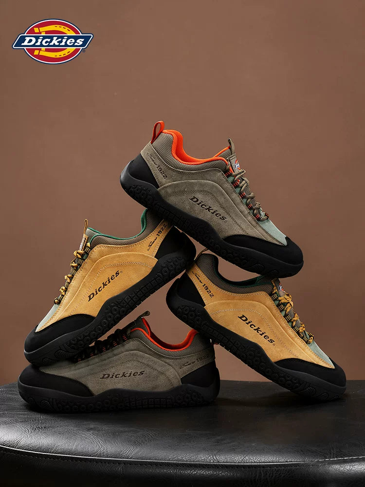 Dickies Retro Color-Block Leather Low-Top Hiking Sneaker