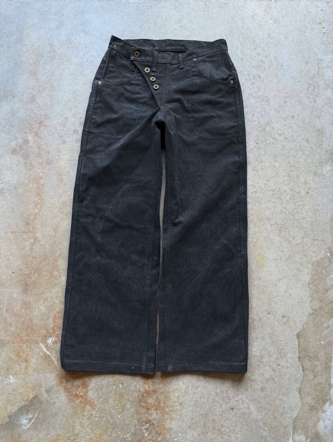 B72 Retro Straight Loose Overalls