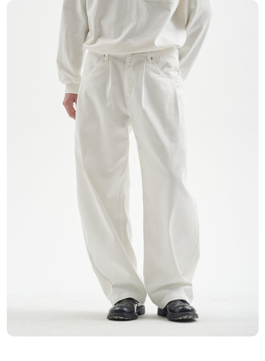 BUTTBILL 25SS puree heavy twill washed micro-cocoon jeans
