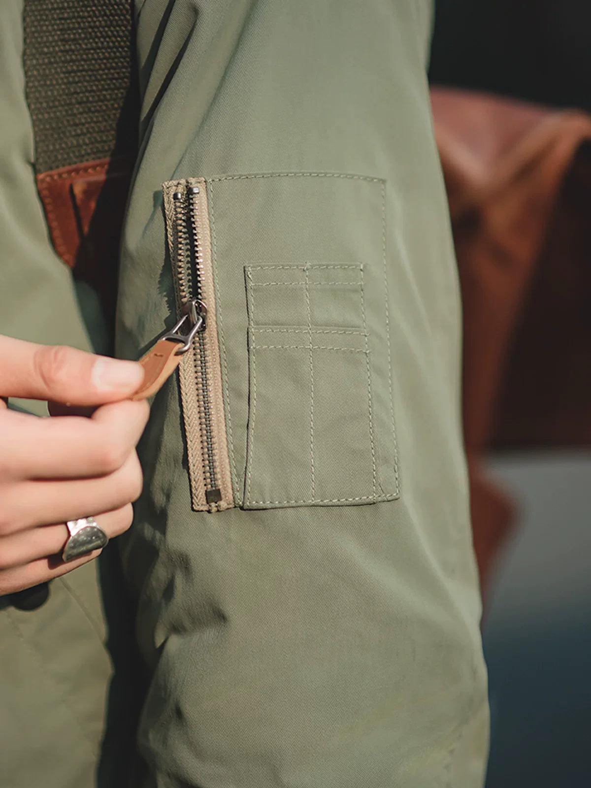 Madden Air MA1 Pilot Army Padded Jacket